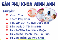 Bảng giá khám sản phụ khoa tại Gò Vấp phòng khám sản khoa Minh Anh
